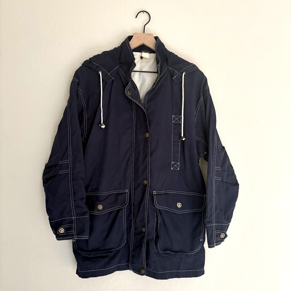 Vintage Cotton Nautical Utility Jacket